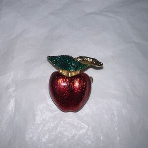 Vintage MCM Apple Brooch